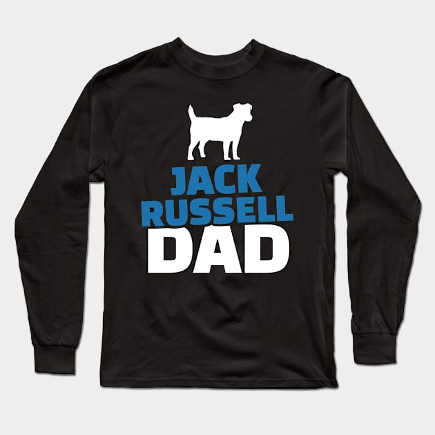 Jack Russell Dad Long Sleeve T-Shirt by Designzz